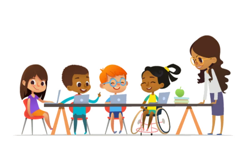 Illustration d’une salle de classe