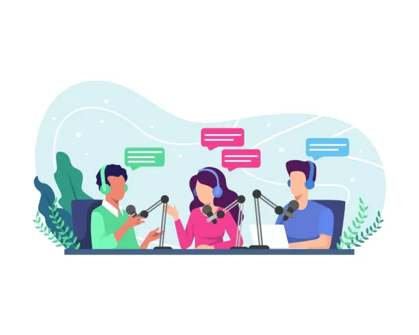 Illustration d’une émission de radio